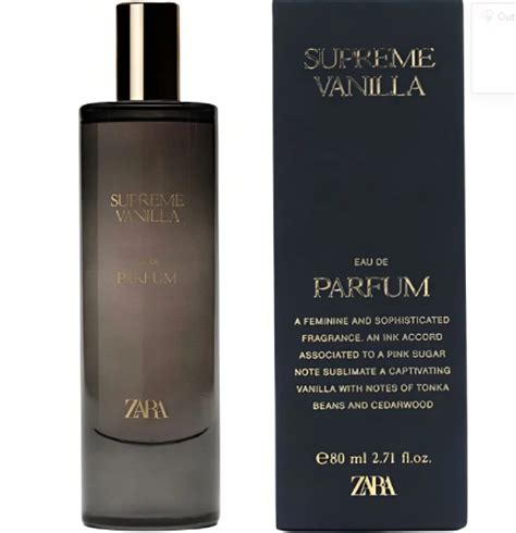 zara vanilla perfume|SUPREME VANILLA EDP 80 ML (2.7 FL. OZ)